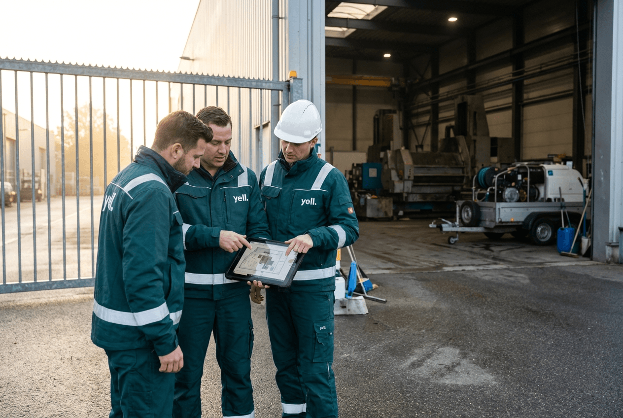 Beratungsgespräch für Industriereinigung in Fürth