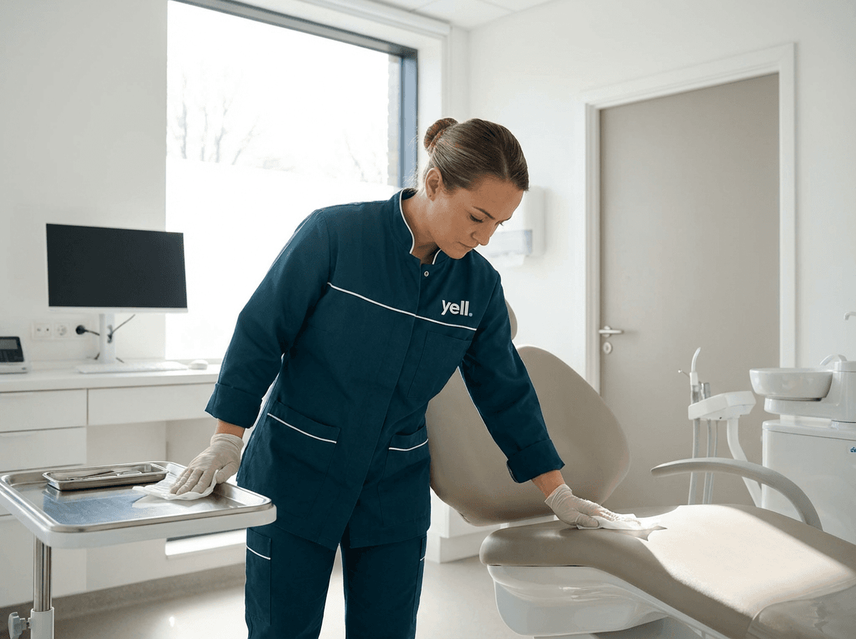 Hygienische Praxisreinigung in einer Arztpraxis in Gunzenhausen