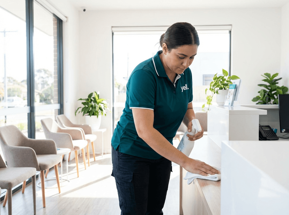 Sauberes Wartezimmer einer Arztpraxis in Neumarkt
