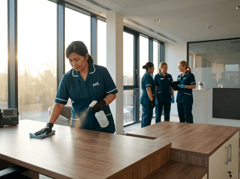 Qualitätskontrolle bei der Unterhaltsreinigung in Neumarkt