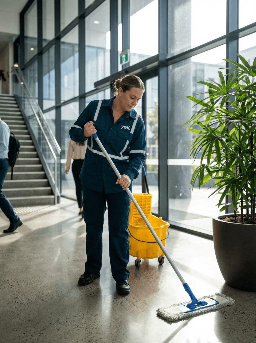 Gereinigtes Treppenhaus in einer Wohnanlage in Neumarkt