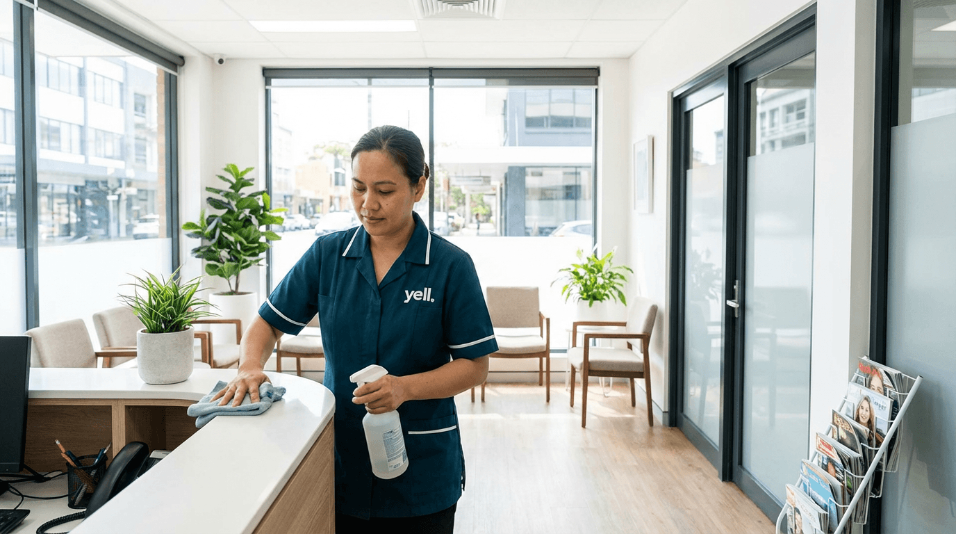 Gereinigte Praxisräume in Würzburg