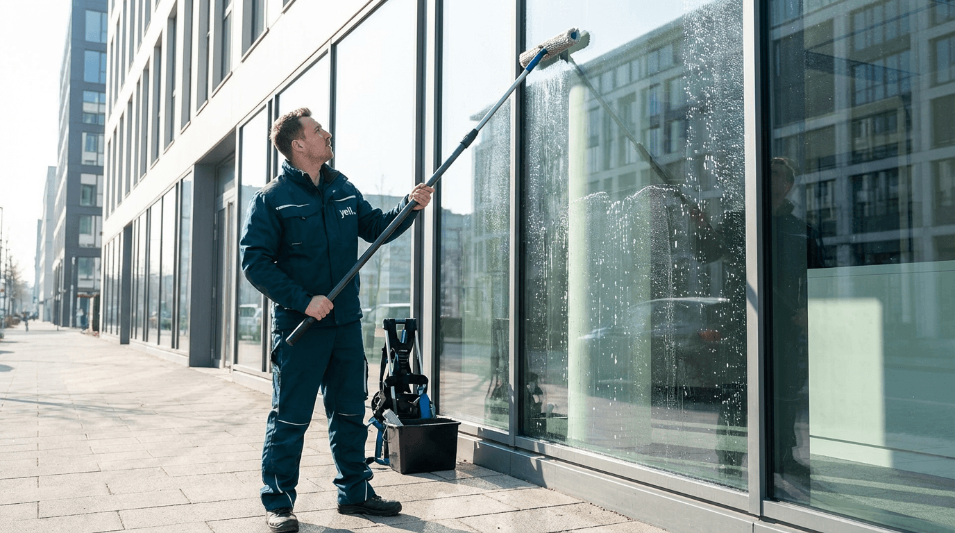 Osmose-Reinwassertechnik bei der Fensterreinigung