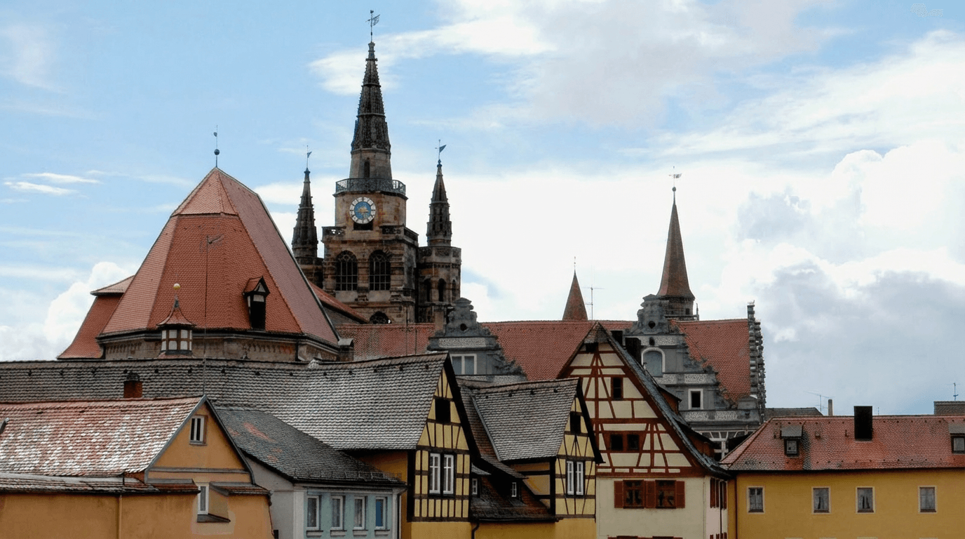 Ansbach – Historische Altstadt in Mittelfranken