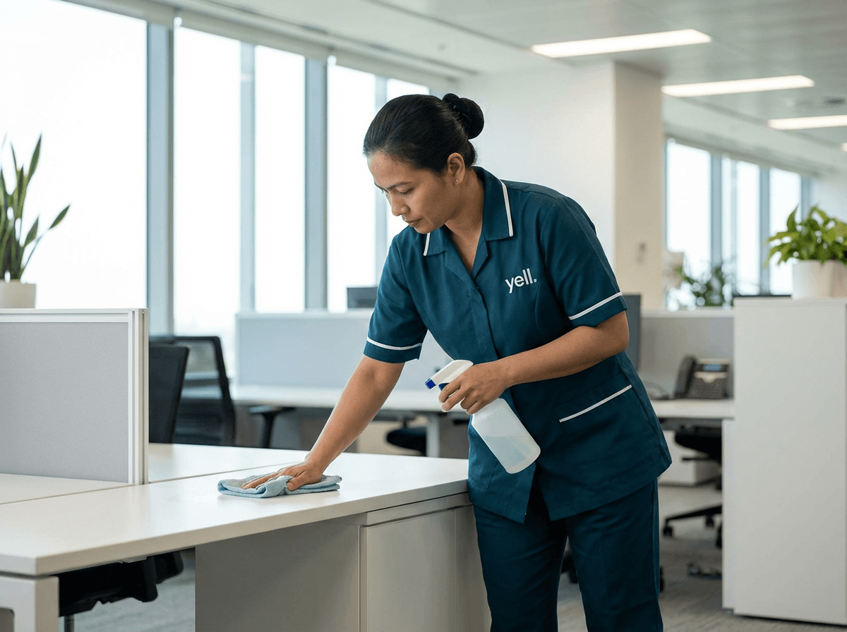 Frisch gereinigte Treppenhausanlage in einem Erlanger Wohngebäude